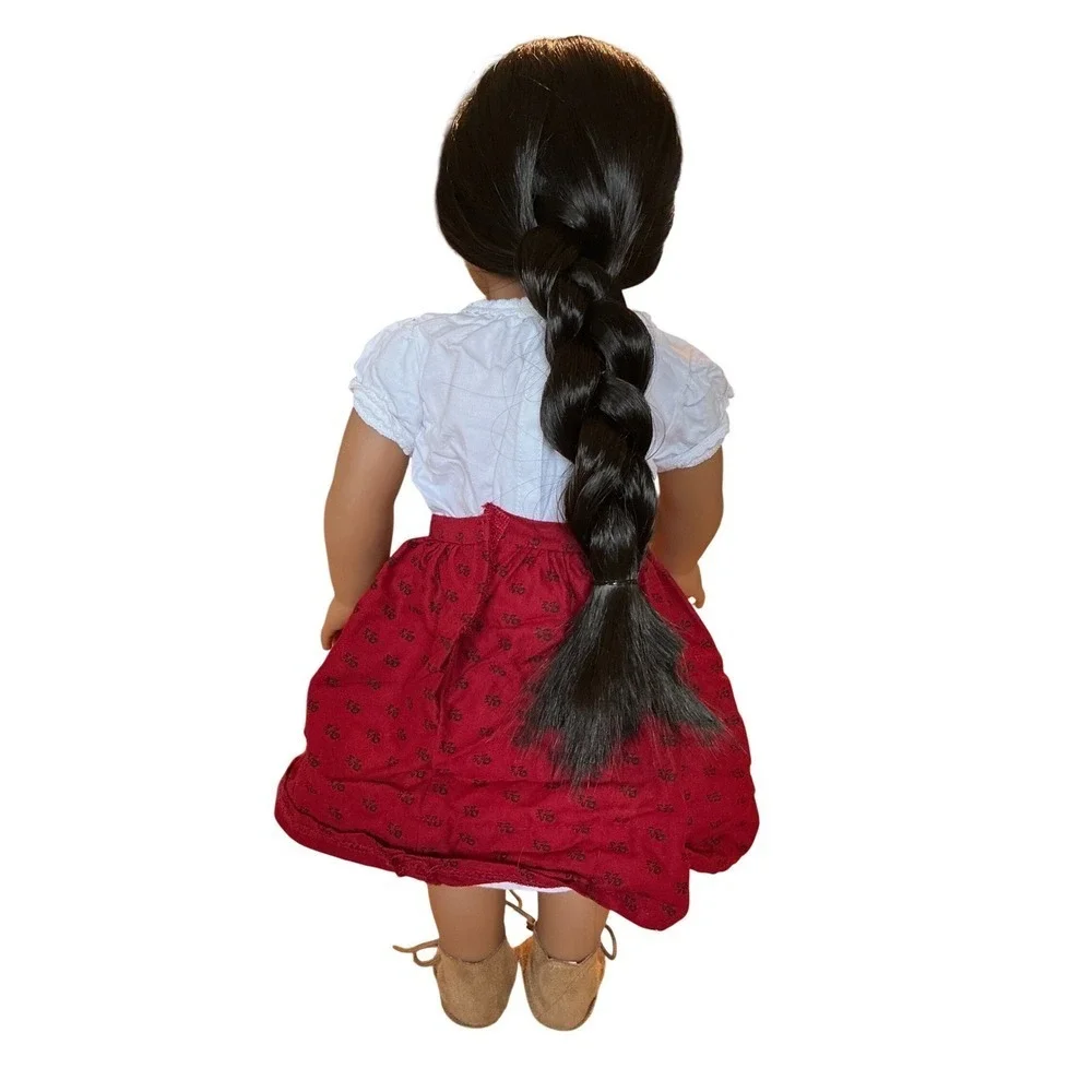 American Girl Josefina Montoya 18 Inch Doll Historical Outfit Braided Hair